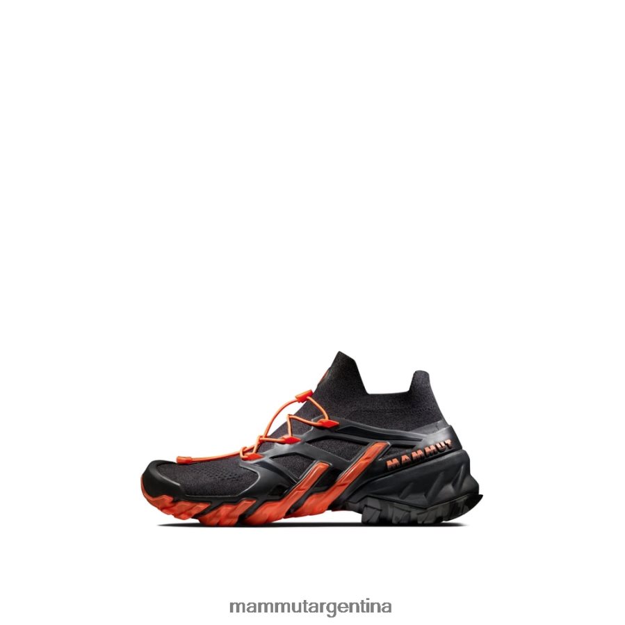 aegility pro mid dt hombres 2B8PD2320 Mammut negro-naranja vibrante calzado