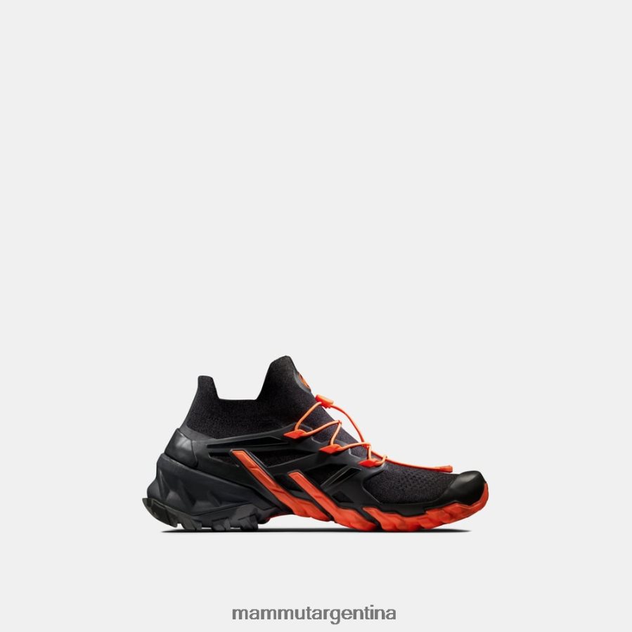 aegility pro mid dt hombres 2B8PD2320 Mammut negro-naranja vibrante calzado