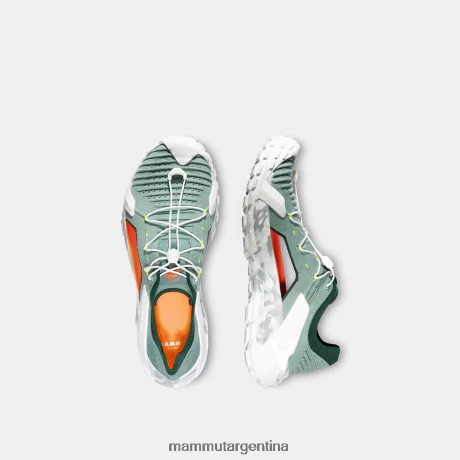 hueco ii aire bajo hombres 2B8PD21218 Mammut jade-blanco calzado