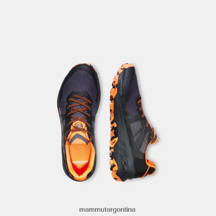 sertig ii bajo hombres 2B8PD2321 Mammut negro-naranja vibrante calzado