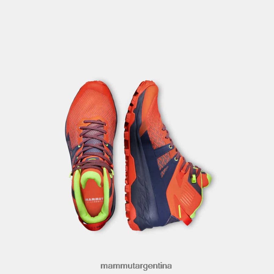 sertig ii mid gtx hombres 2B8PD21228 Mammut caliente rojo-marino calzado