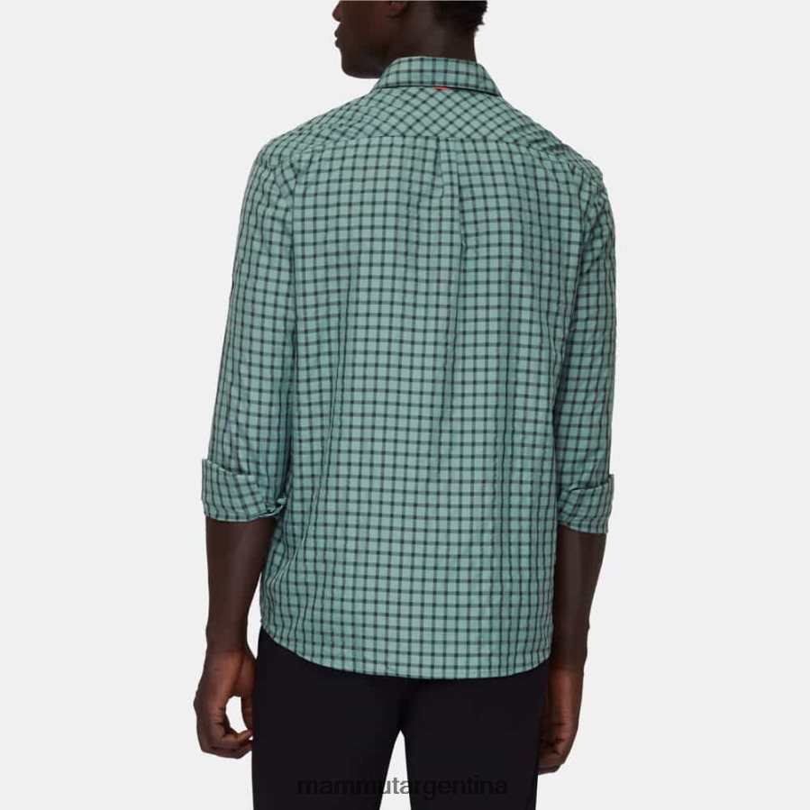 camisa de manga larga hombres 2B8PD2161 Mammut maderas de jade oscuro ropa