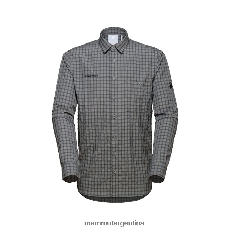 camisa de manga larga hombres 2B8PD2915 Mammut fantasma de titanio ropa