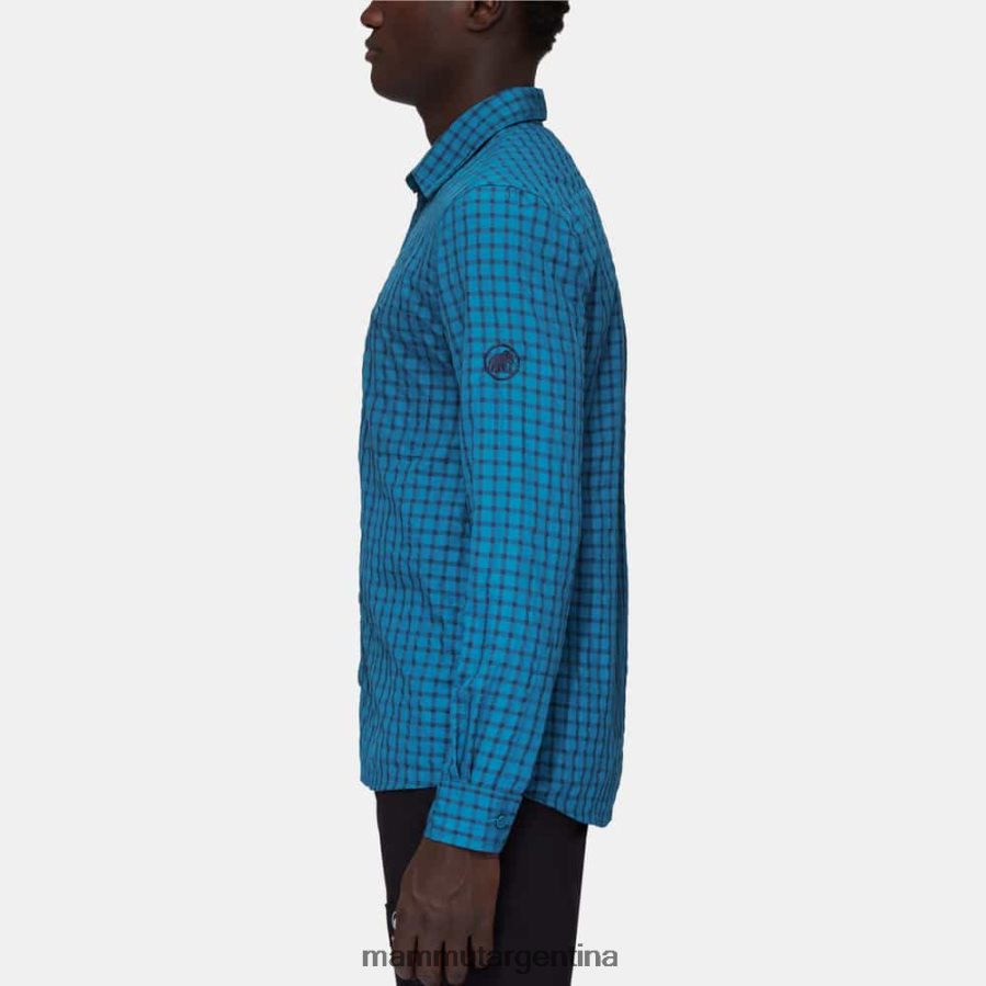 camisa de manga larga hombres 2B8PD2916 Mammut profundo hielo marino ropa