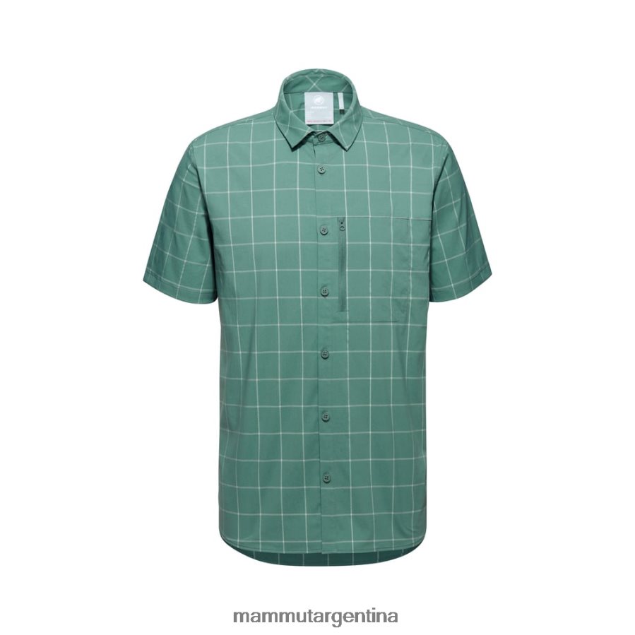 camisa de montaña hombres 2B8PD2171 Mammut jade oscuro-jade ropa