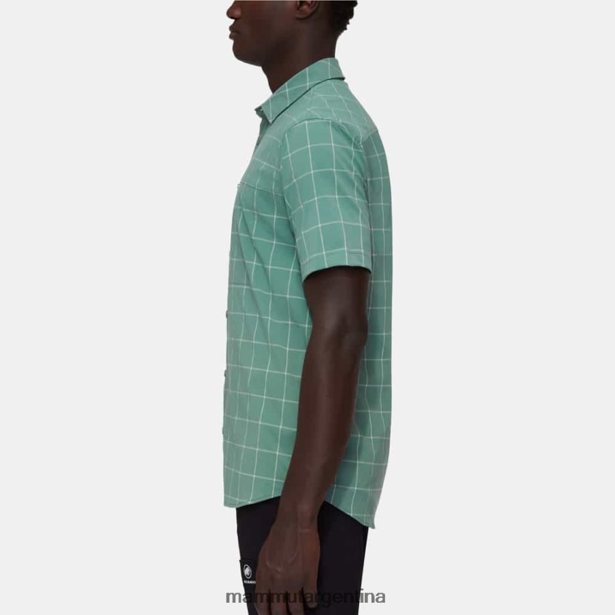 camisa de montaña hombres 2B8PD2171 Mammut jade oscuro-jade ropa