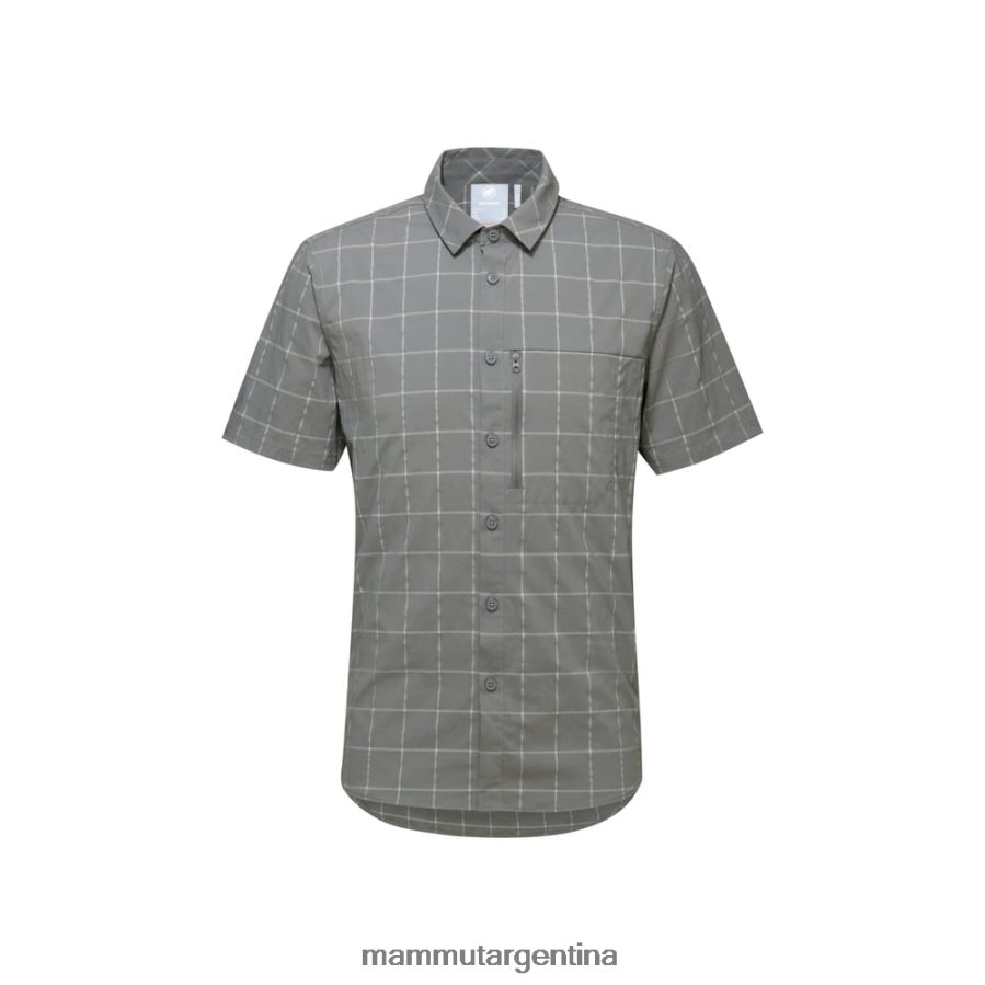 camisa de montaña hombres 2B8PD2948 Mammut titanio-granito ropa