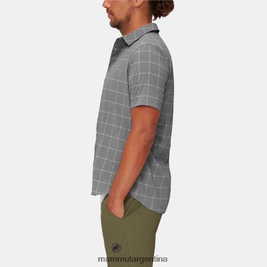 camisa de montaña hombres 2B8PD2948 Mammut titanio-granito ropa