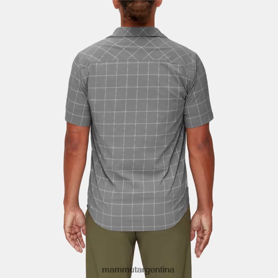 camisa de montaña hombres 2B8PD2948 Mammut titanio-granito ropa