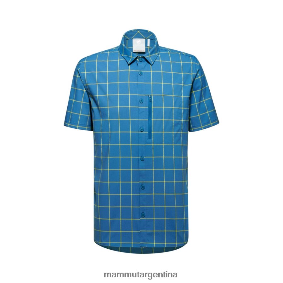 camisa de montaña hombres 2B8PD2949 Mammut hielo profundo-highlime ropa