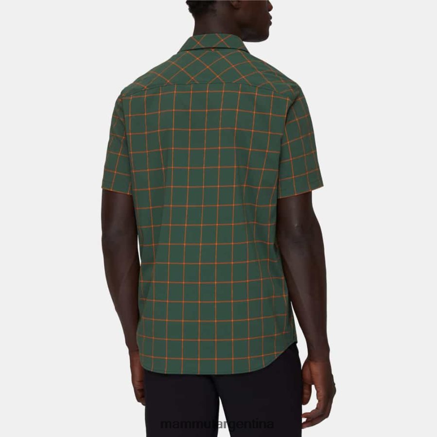 camisa de montaña hombres 2B8PD2950 Mammut maderas-mandarina oscura ropa