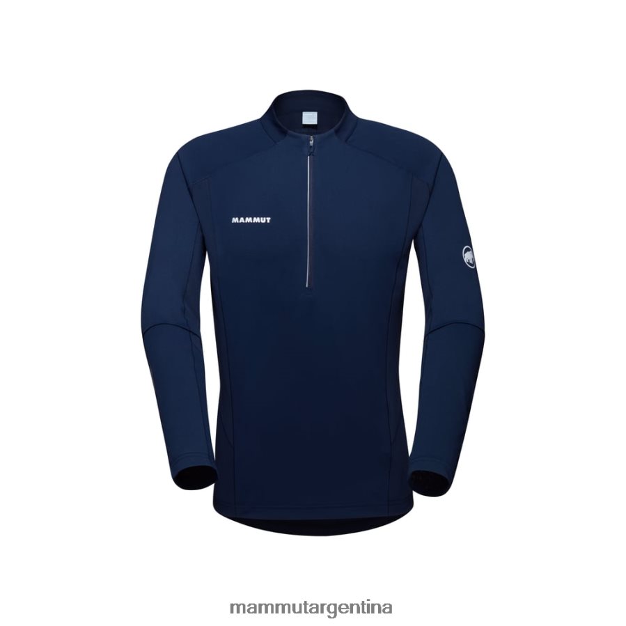 aenergy fl manga larga con media cremallera hombres 2B8PD2136 Mammut marina ropa