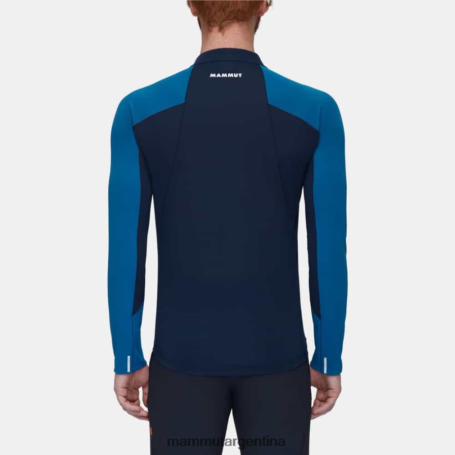 aenergy fl manga larga con media cremallera hombres 2B8PD2850 Mammut profundo hielo marino ropa