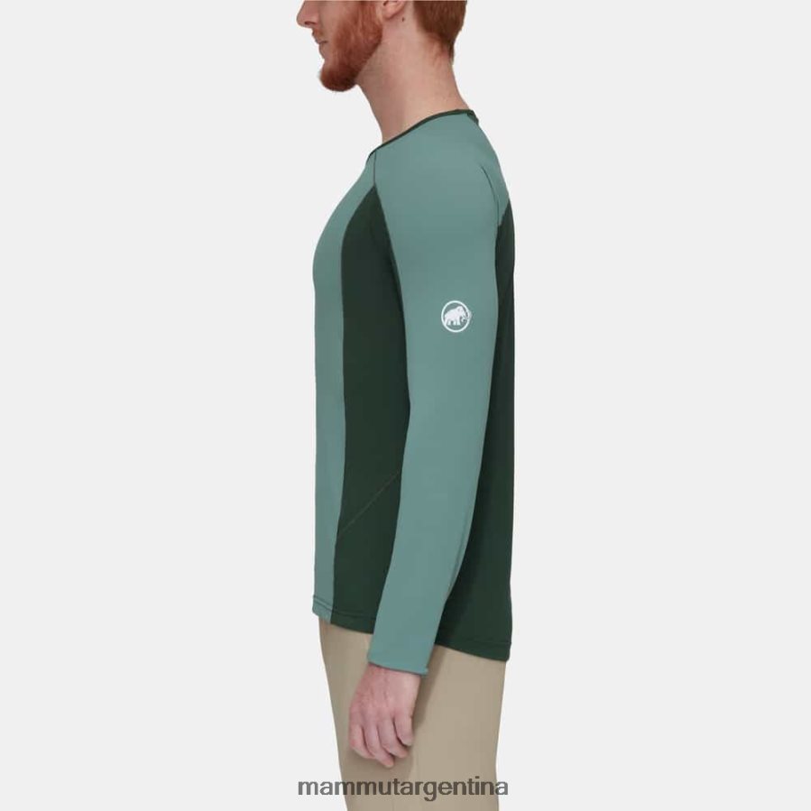 aenergy fl manga larga hombres 2B8PD2858 Mammut maderas de jade oscuro ropa