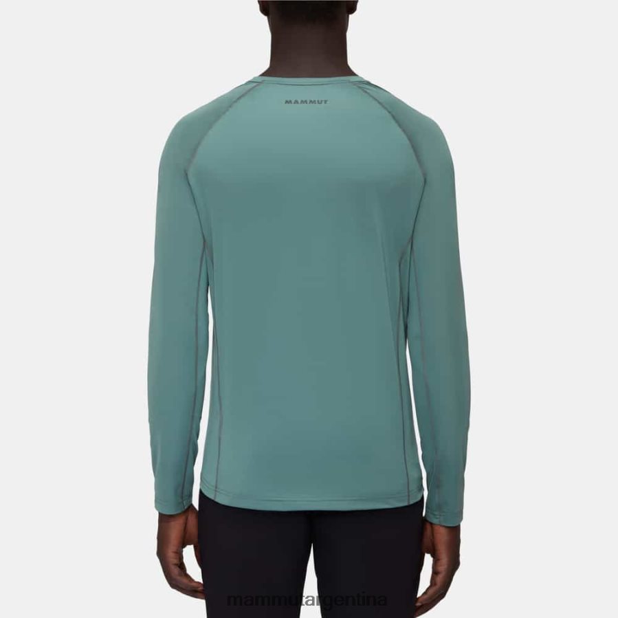 logotipo de manga larga selun fl hombres 2B8PD2870 Mammut jade oscuro ropa