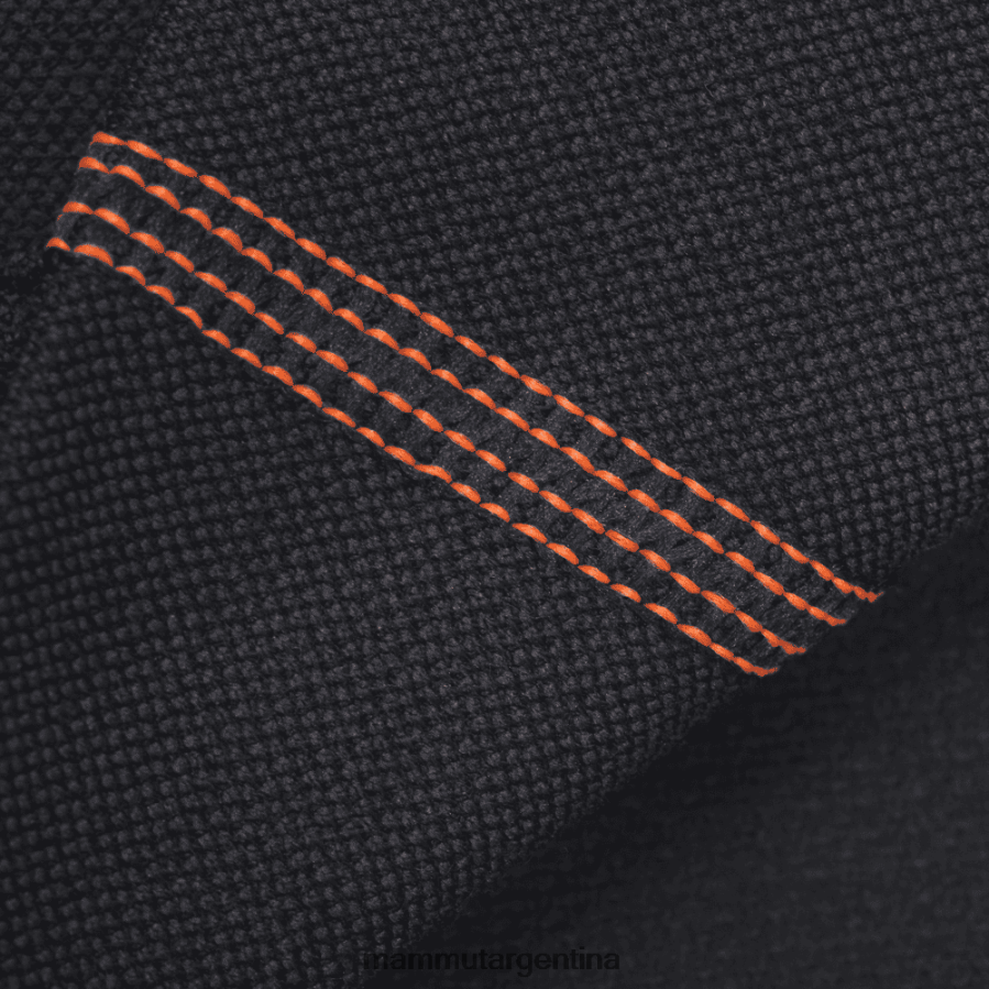 trift media cremallera de manga larga hombres 2B8PD2223 Mammut negro ropa