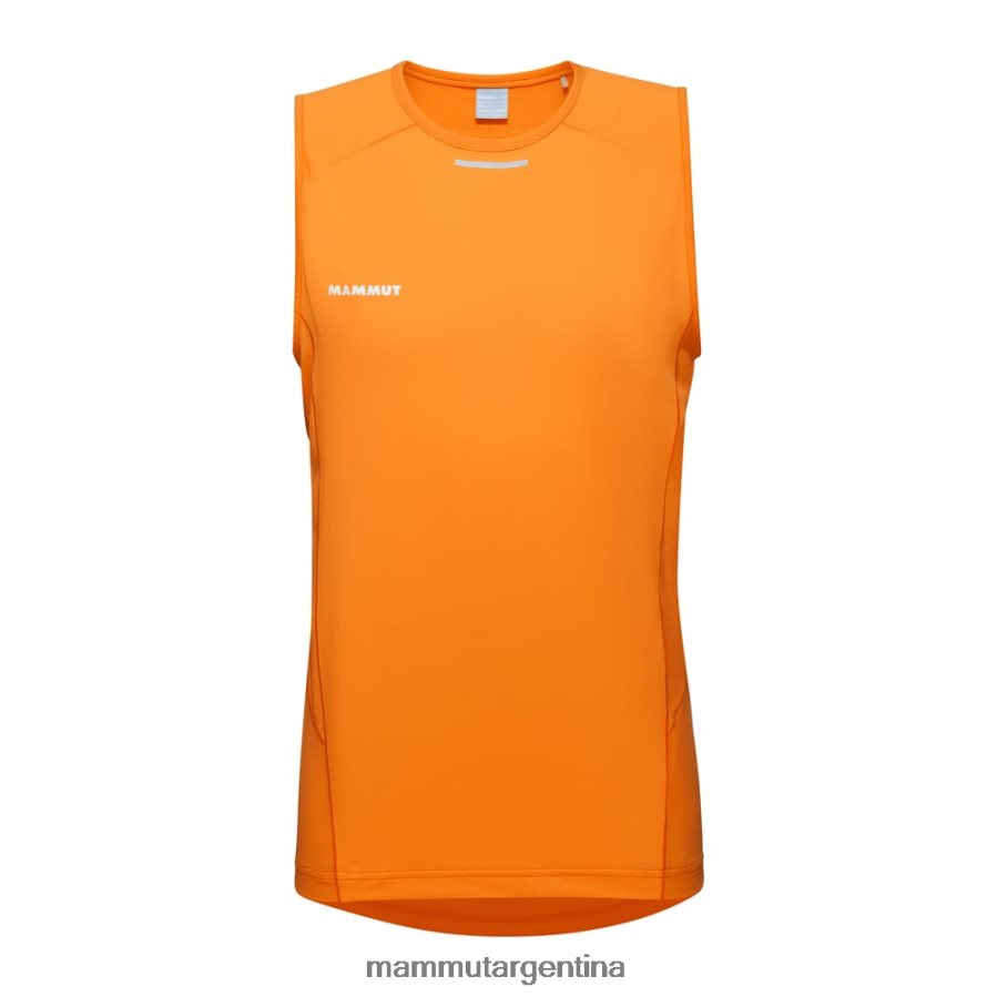 camiseta sin mangas aenergy fl hombres 2B8PD2874 Mammut mandarina-mandarina oscura ropa