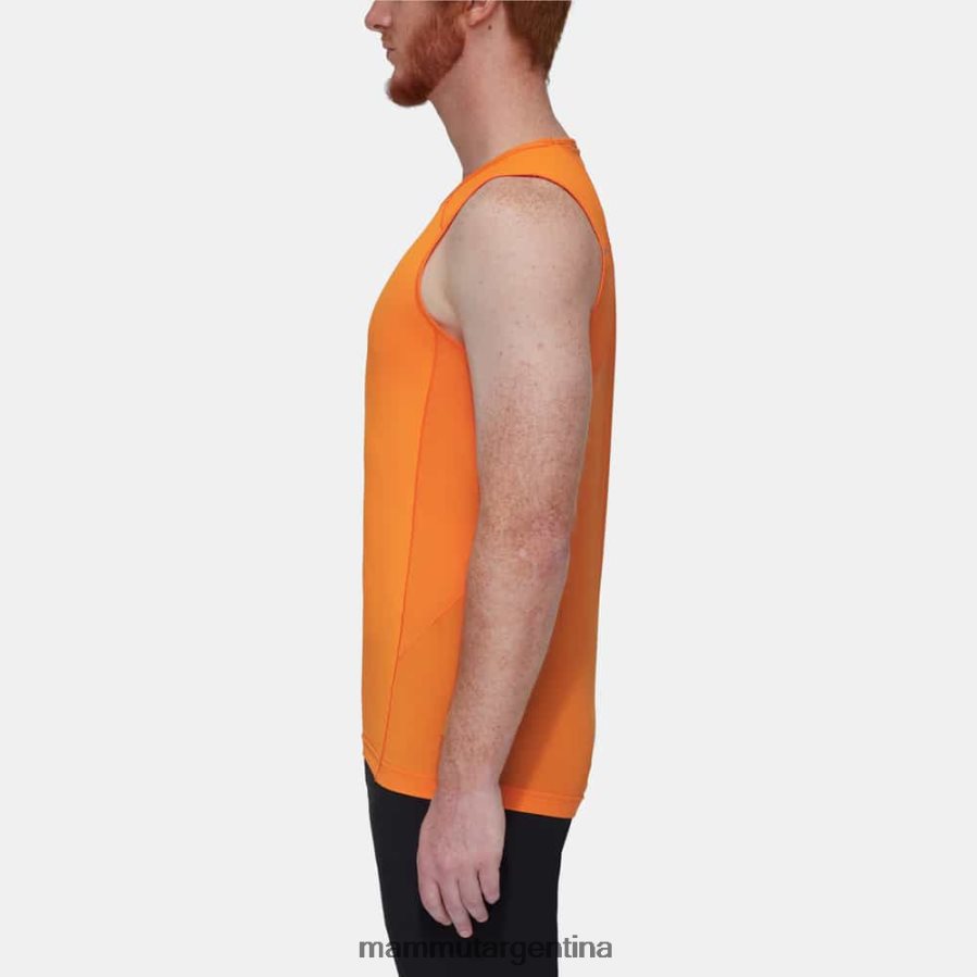 camiseta sin mangas aenergy fl hombres 2B8PD2874 Mammut mandarina-mandarina oscura ropa