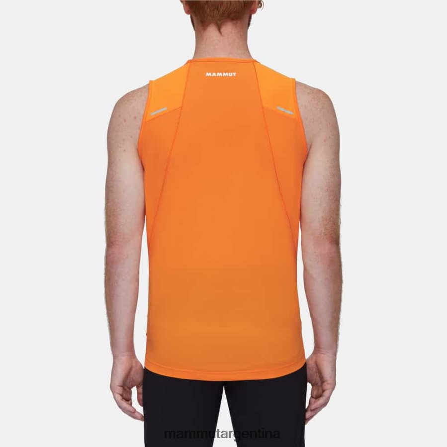 camiseta sin mangas aenergy fl hombres 2B8PD2874 Mammut mandarina-mandarina oscura ropa