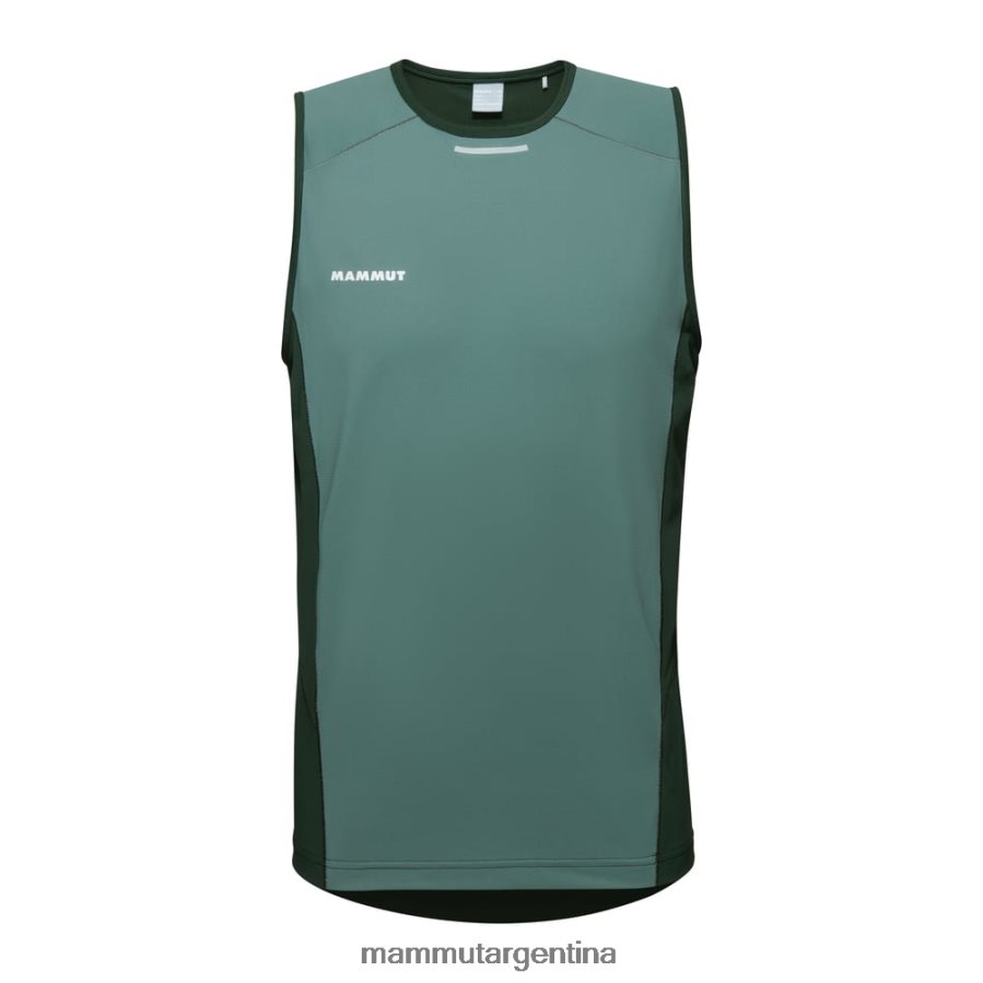 camiseta sin mangas aenergy fl hombres 2B8PD2876 Mammut maderas de jade oscuro ropa