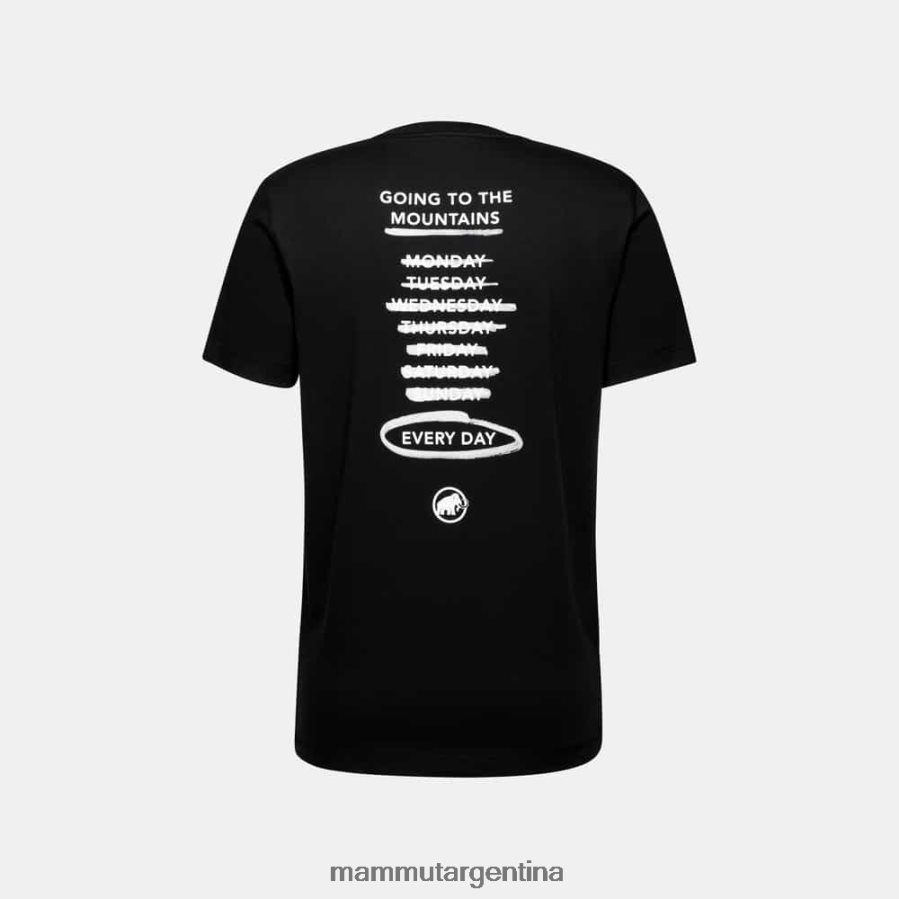 camiseta básica todos los días hombres 2B8PD2114 Mammut negro ropa