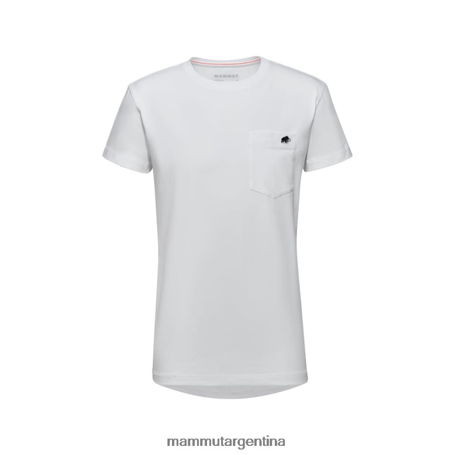 camiseta con bolsillo off mountain hombres 2B8PD2107 Mammut blanco ropa