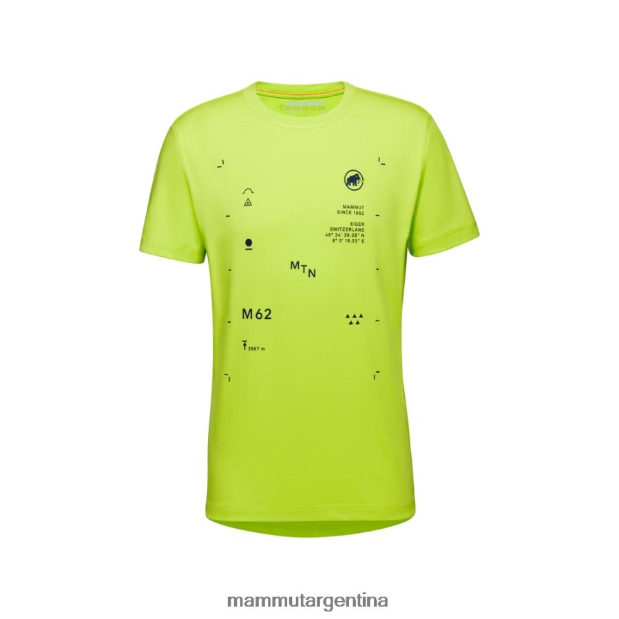 camiseta core pico hombres 2B8PD21096 Mammut resaltar ropa