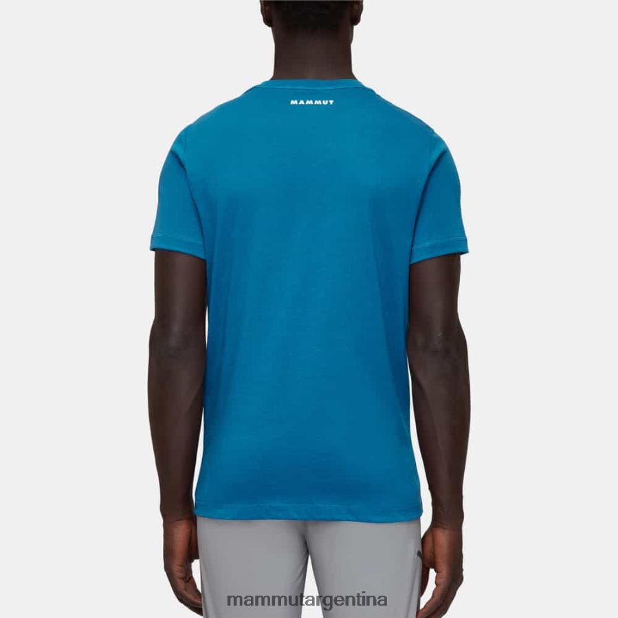 camiseta core pico hombres 2B8PD21097 Mammut hielo profundo ropa