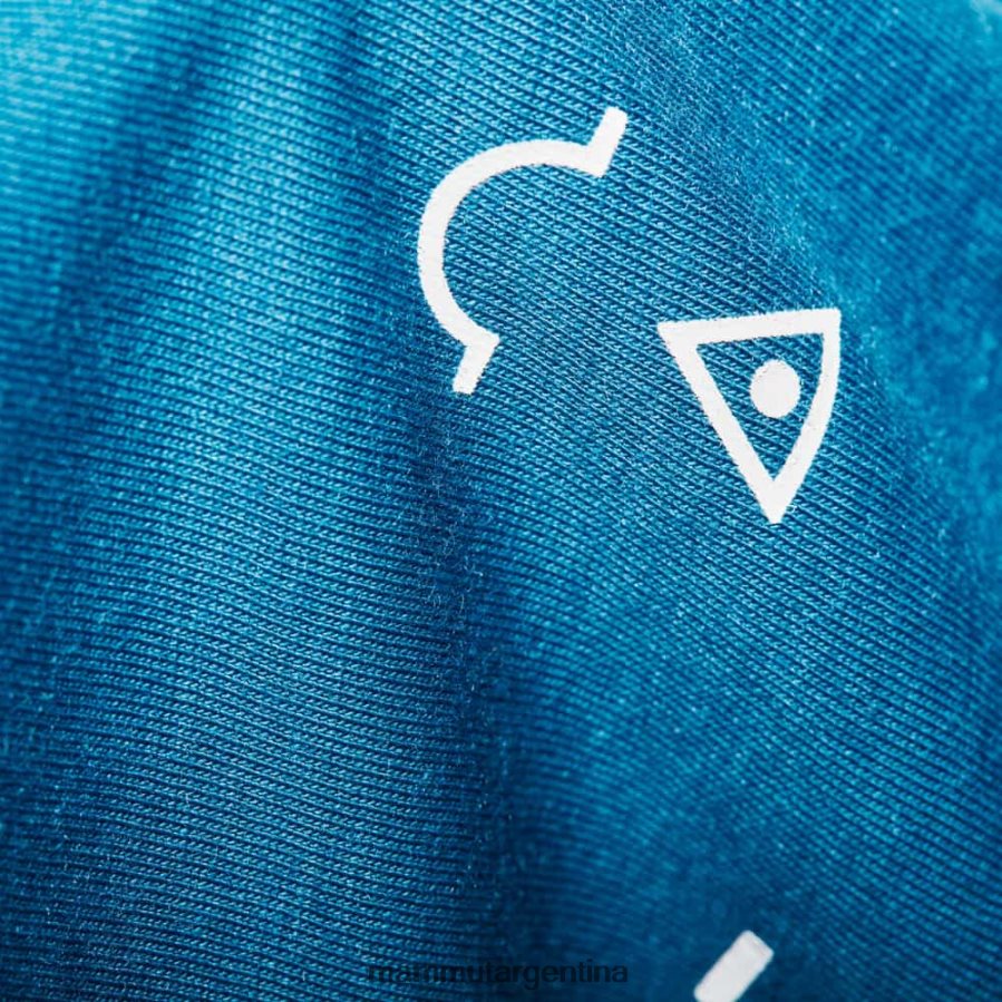 camiseta core pico hombres 2B8PD21097 Mammut hielo profundo ropa