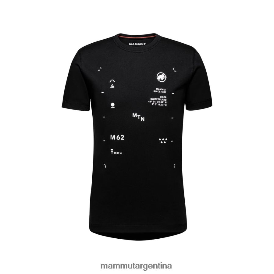 camiseta core pico hombres 2B8PD2252 Mammut negro ropa