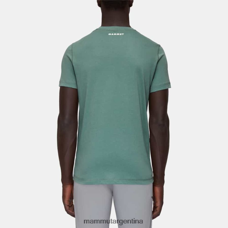 camiseta core reflectante hombres 2B8PD2922 Mammut jade oscuro ropa