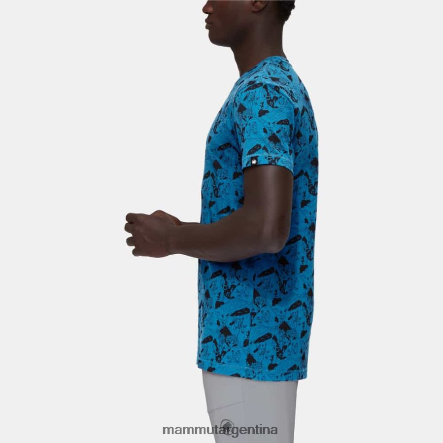camiseta de massone escena de escalada hombres 2B8PD21108 Mammut negro hielo profundo ropa