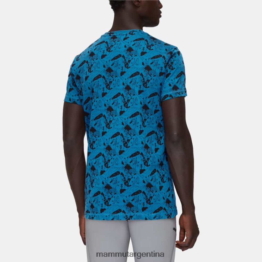 camiseta de massone escena de escalada hombres 2B8PD21108 Mammut negro hielo profundo ropa