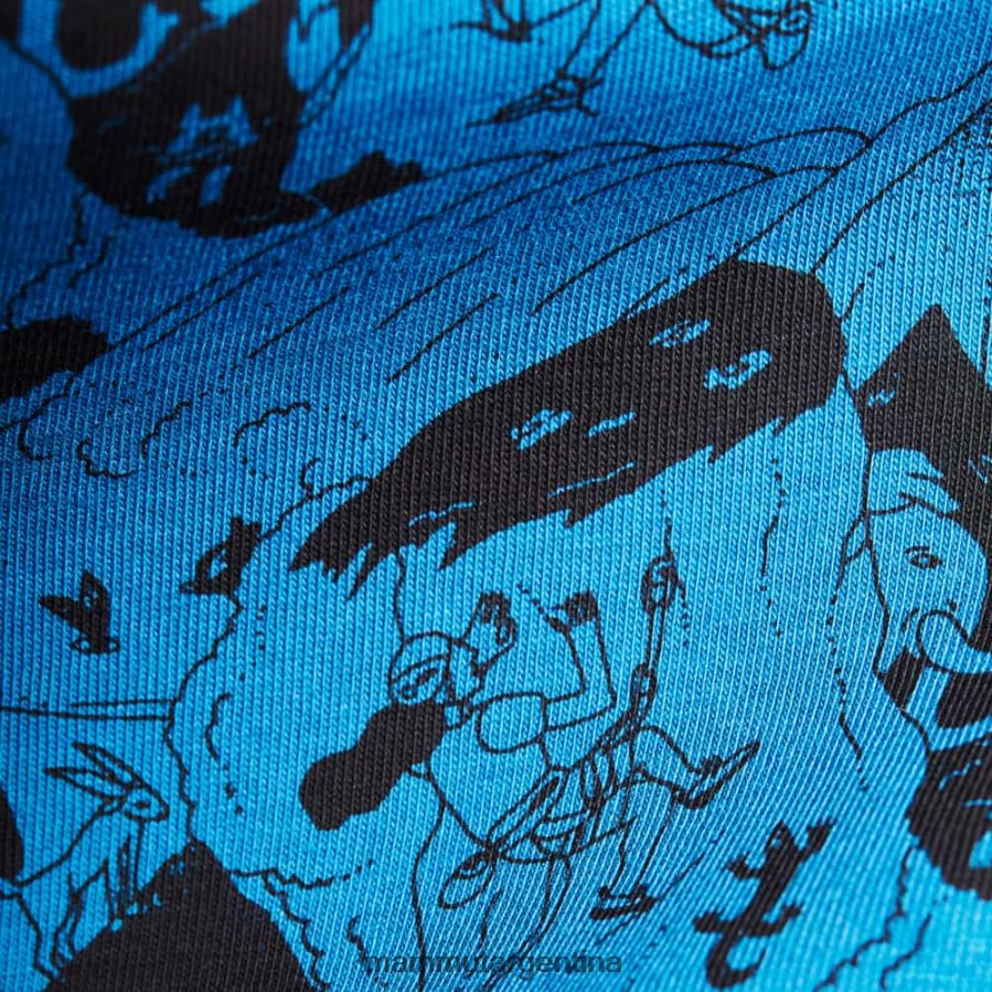 camiseta de massone escena de escalada hombres 2B8PD21108 Mammut negro hielo profundo ropa