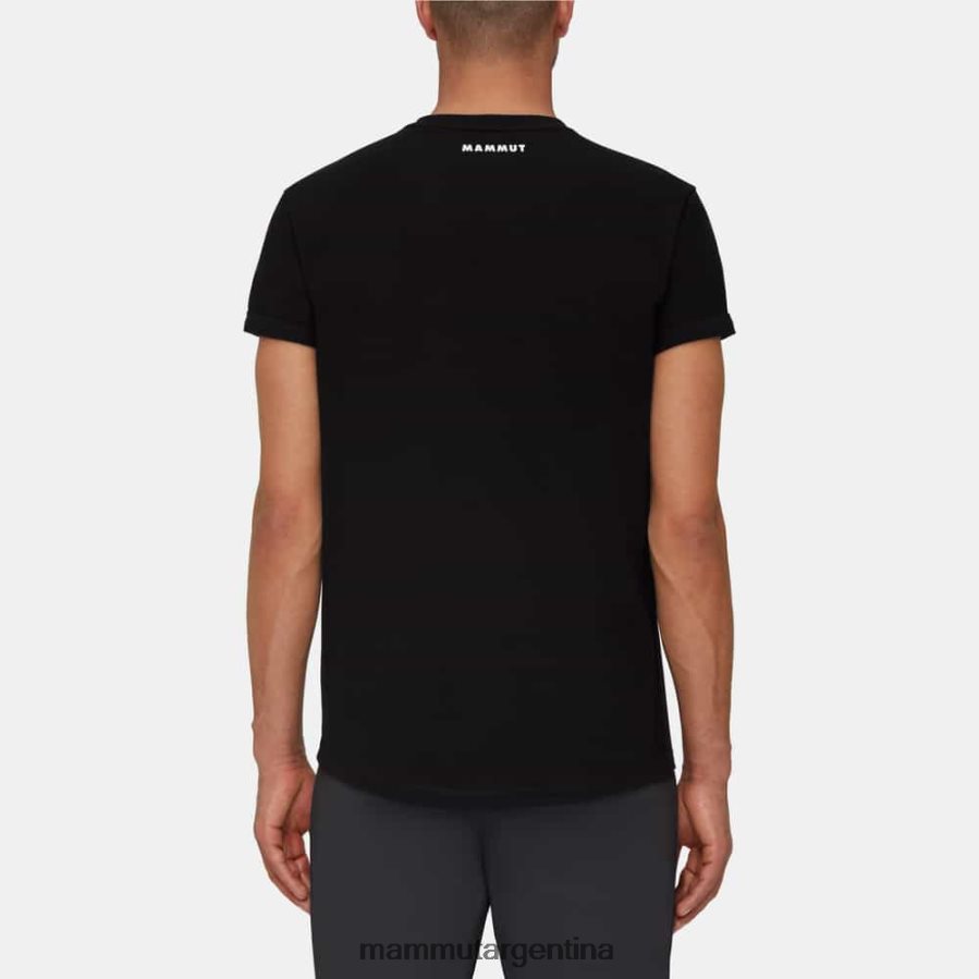 camiseta fuera de la montaña hombres 2B8PD2818 Mammut negro ropa