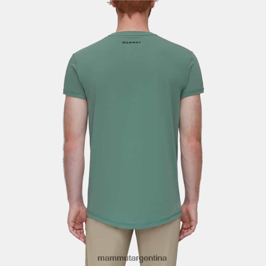 camiseta fuera de la montaña hombres 2B8PD2819 Mammut jade oscuro ropa