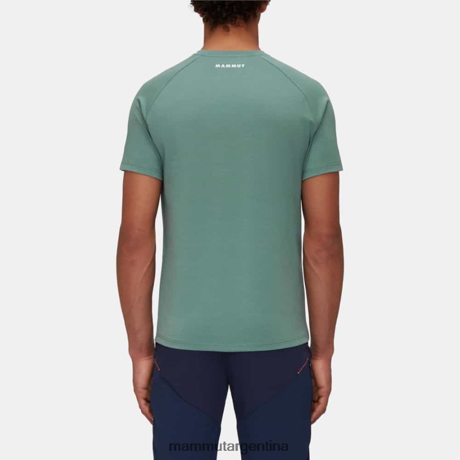 camiseta montaña fujiyama hombres 2B8PD21087 Mammut jade oscuro ropa