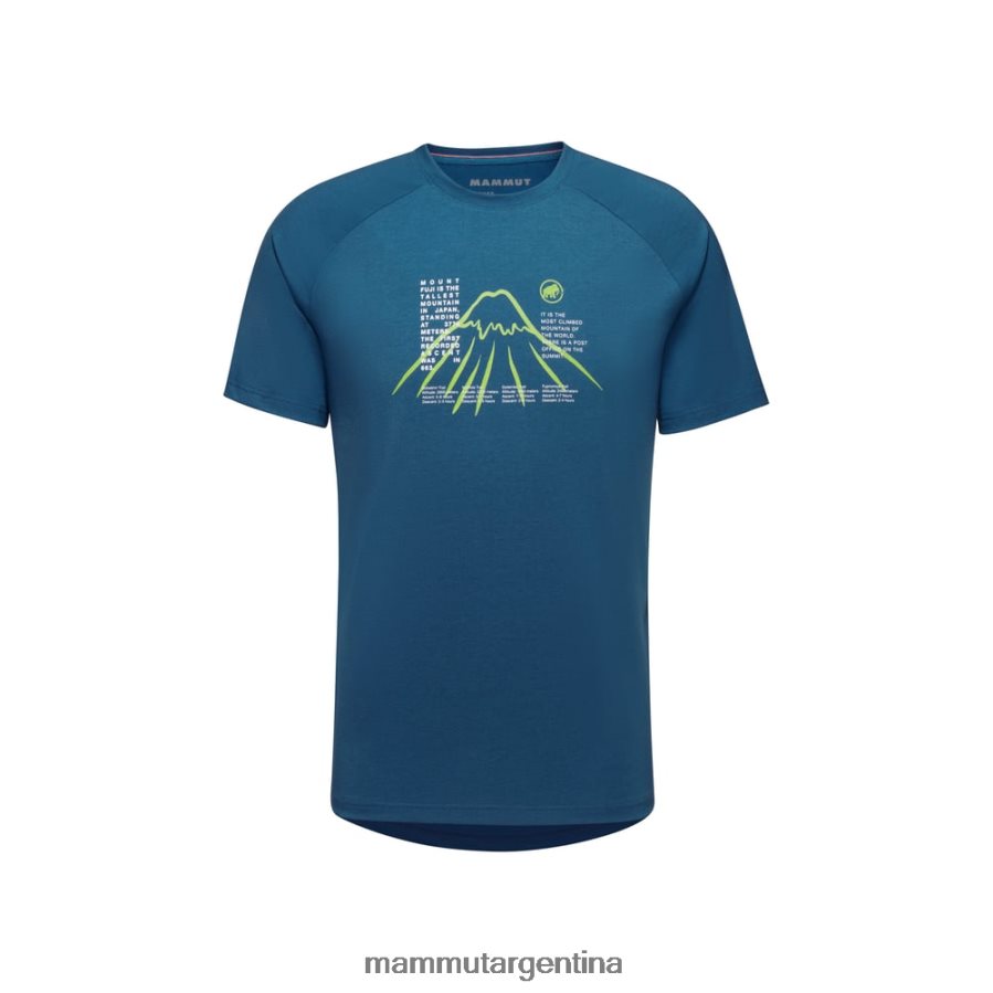 camiseta montaña fujiyama hombres 2B8PD21088 Mammut hielo profundo ropa