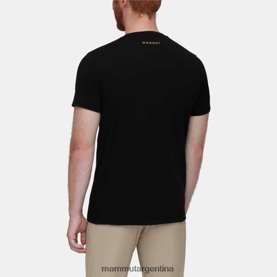 emblema de la camiseta central hombres 2B8PD2113 Mammut negro ropa