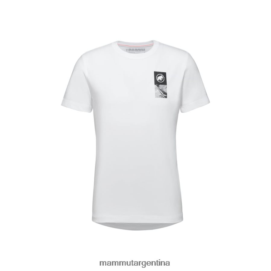 emblema de la camiseta central hombres 2B8PD2811 Mammut blanco ropa