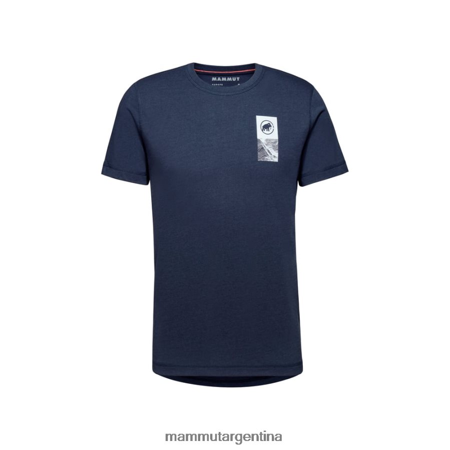 emblema de la camiseta central hombres 2B8PD2812 Mammut marina ropa