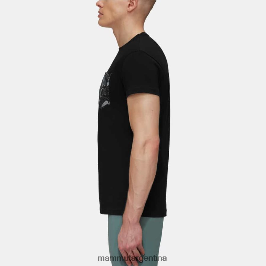 escalador de la camiseta del bolsillo de massone hombres 2B8PD2246 Mammut negro ropa