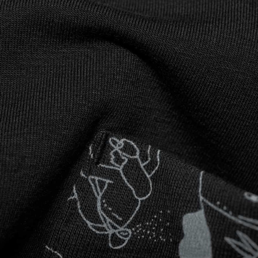 escalador de la camiseta del bolsillo de massone hombres 2B8PD2246 Mammut negro ropa