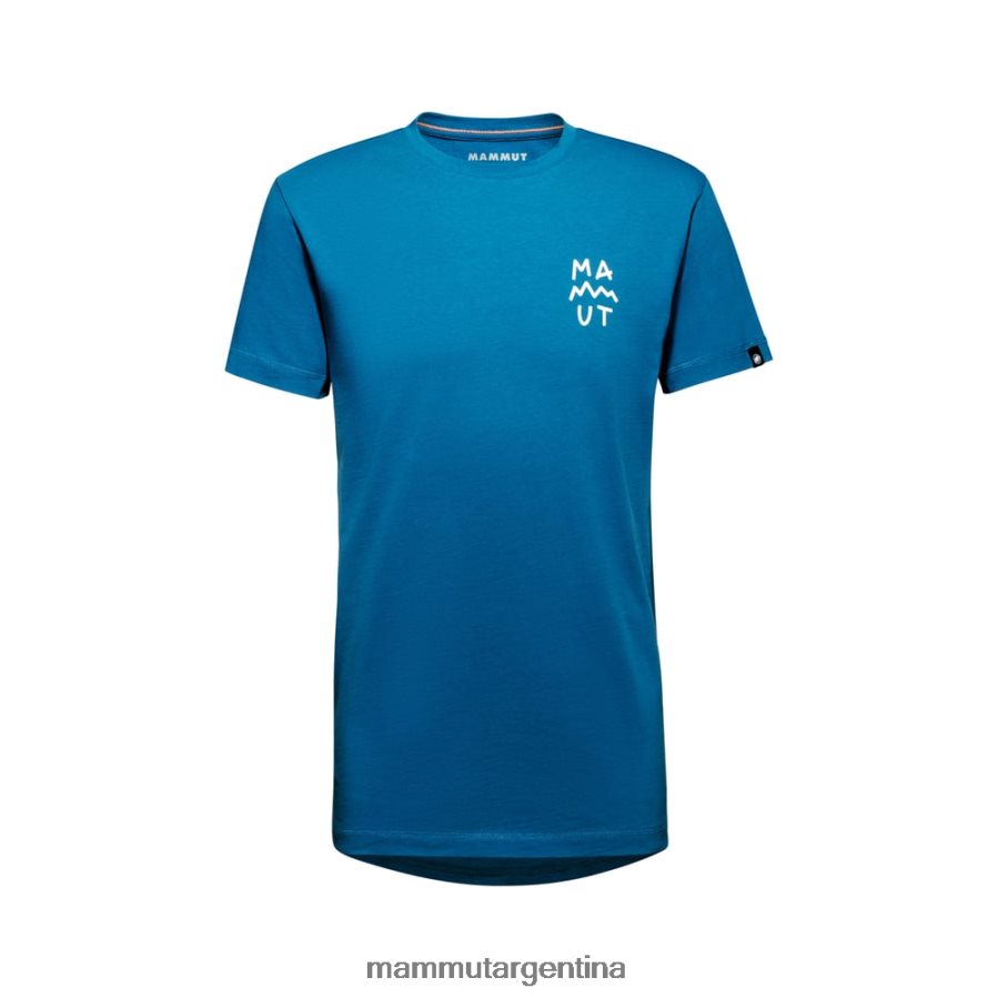 letras de la camiseta de massone hombres 2B8PD2808 Mammut hielo profundo ropa
