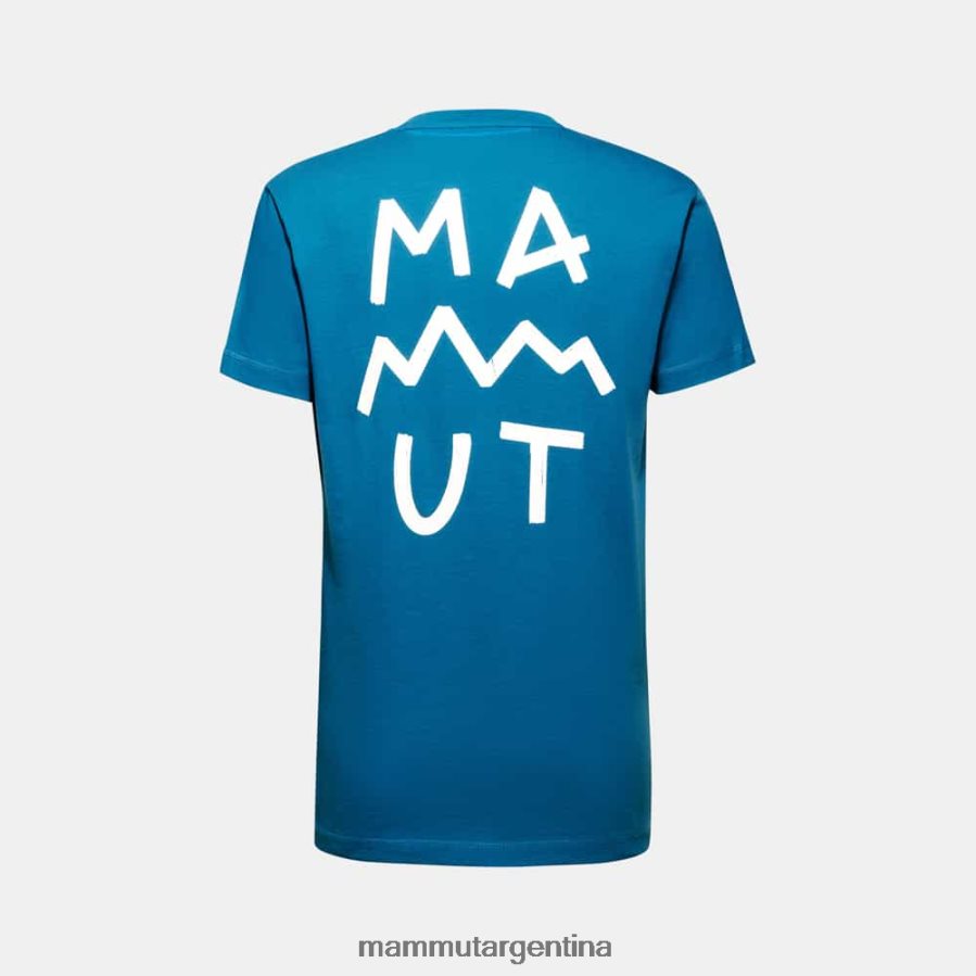 letras de la camiseta de massone hombres 2B8PD2808 Mammut hielo profundo ropa
