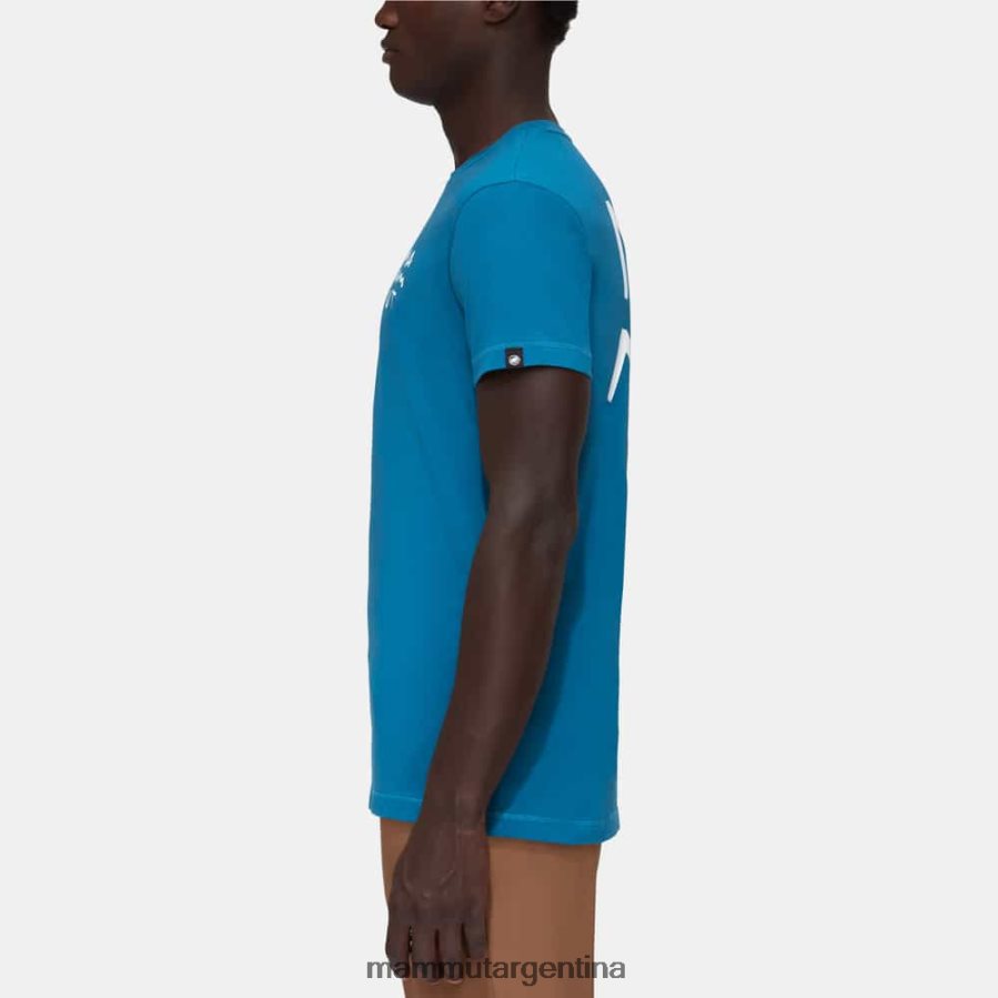 letras de la camiseta de massone hombres 2B8PD2808 Mammut hielo profundo ropa