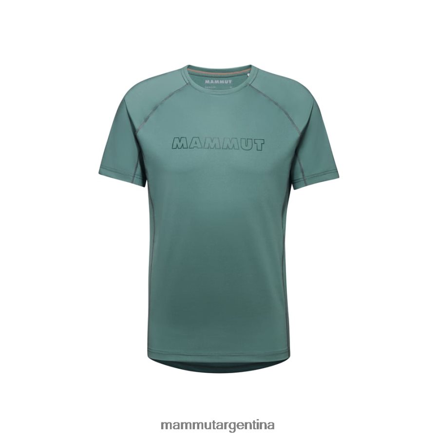 logotipo de camiseta selun fl hombres 2B8PD2150 Mammut jade oscuro ropa