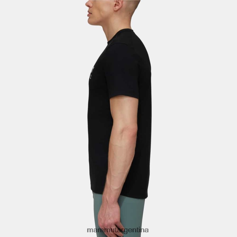 logotipo de camiseta trovat hombres 2B8PD2148 Mammut negro ropa