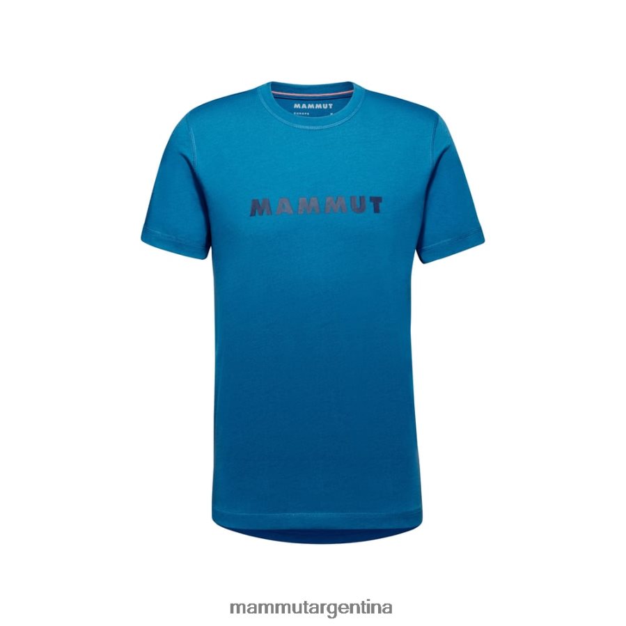 logotipo de la camiseta central hombres 2B8PD2956 Mammut hielo profundo ropa