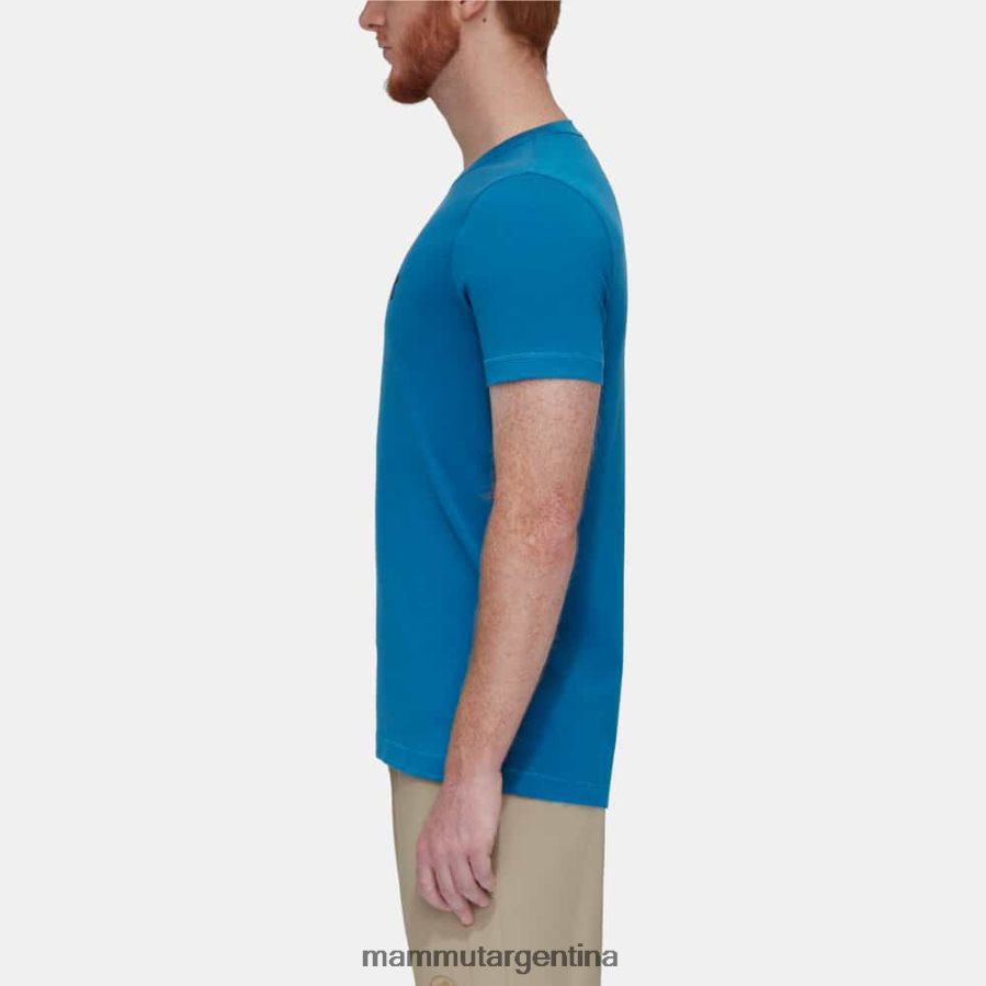 logotipo de la camiseta central hombres 2B8PD2956 Mammut hielo profundo ropa